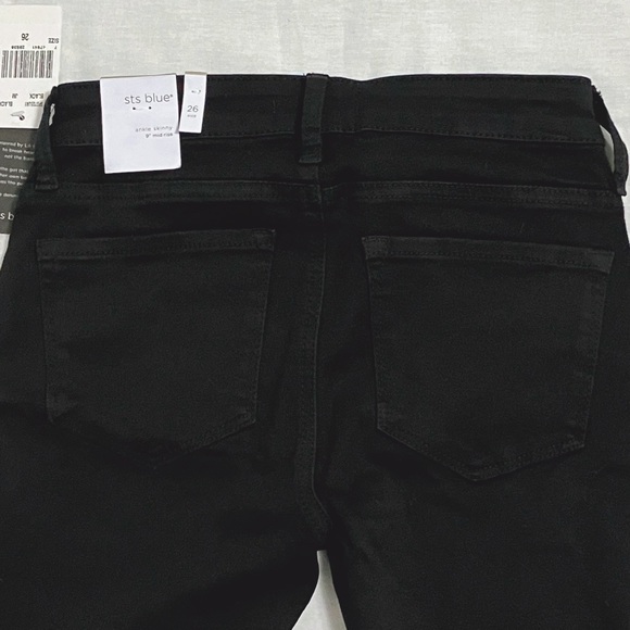 STS Blue Pants & Jumpsuits | Skinny Black Jeans | Color: Black | Size: 26 | - Picture 4 of 7